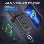 Extension Cord with Multiple Outlets, SMALLRT Power Strip Tower, Outlet - Image 3