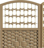 HOMCOM 3 Panel Room Divider, Folding Privacy Screen, Natural | Room Separator - Image 6