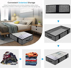 Onlyeasy Underbed Fabric Storage Bags Organizer - Image 3