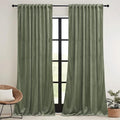 RYB HOME Velvet Curtains 90 inches by RYBHOME