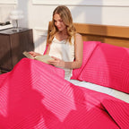 Whale Flotilla Ultra Soft Twin Quilt Bedding Set, Lightweight - Image 3