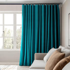 Room Divider Curtains Total Blackout Privacy Curtain Panel Room Thermal - Image 2