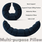 Peallow – Long Round Body Pillow - Image 7