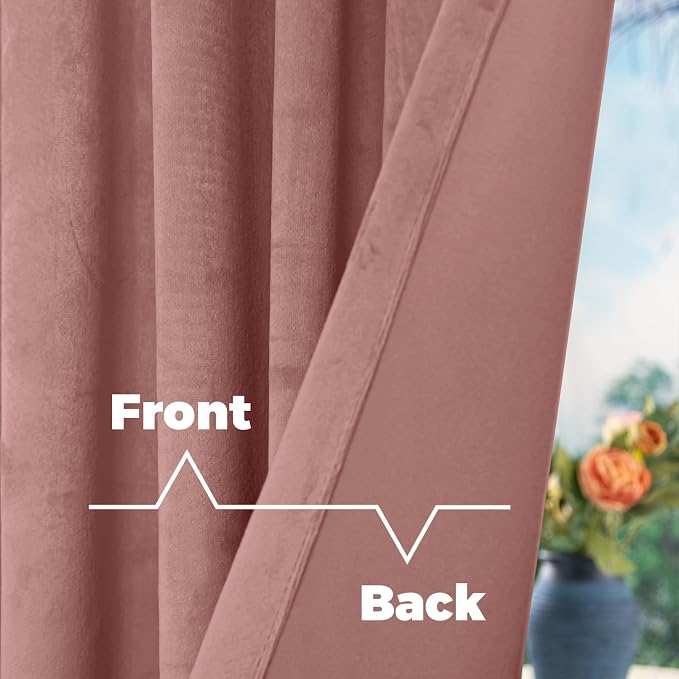 BGment Velvet Curtains 84 inches Long - Image 4