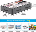 BiCINE 8 Pack Under Bed Storage, 90L Foldable Closet Containers Organizers | - Image 3
