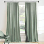 RYB HOME Velvet Curtains 90 inches by RYBHOME