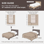 Bedsure Twin Size Quilt, Lightweight Comforter Set, Basket Weave, All-Season - Image 6