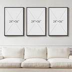 Large Framed Neutral Abstract Canvas Wall Art - Image 8