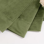 BGment Sage Green Velvet Blackout Curtains 80 Inches Long - Image 6