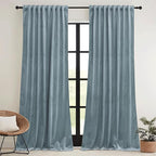 RYB HOME Velvet Curtains 90 inches - Image 2