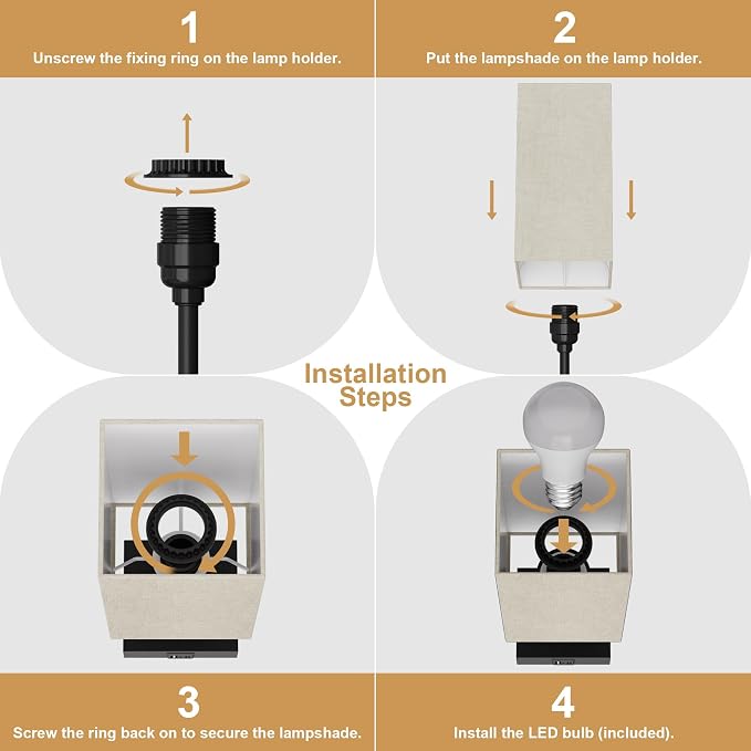 Bedside Table Lamp for Bedroom - Image 7