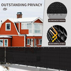LOVE STORY Custom Size 3' x 5' Balcony Privacy Screen Cover, 95% UV Block - Image 4