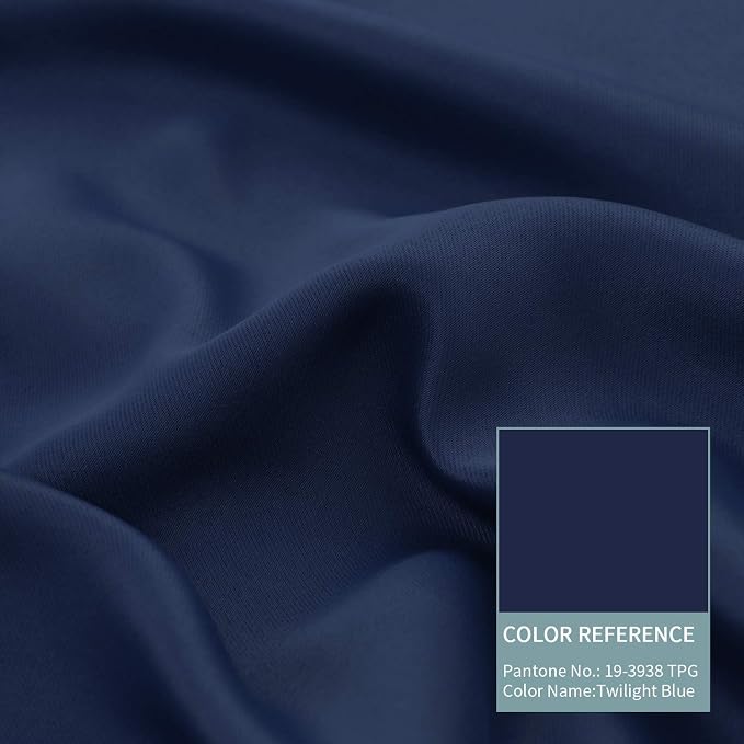 BGment Navy 100% Blackout Curtains - Image 7