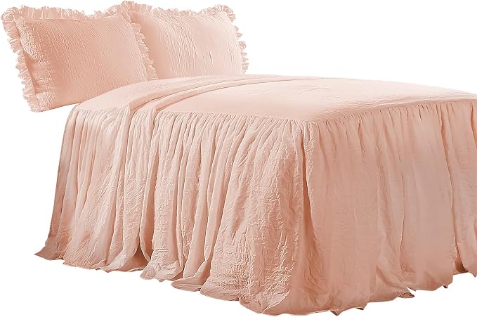 Lush Decor Ruffle Skirt Bedspread Set - Image 4