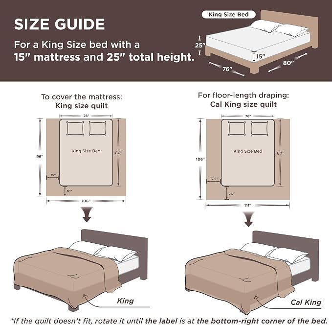 Bedsure King Size Quilt, Lightweight Comforter Set, Burgundy Red Bedspread | - Image 9