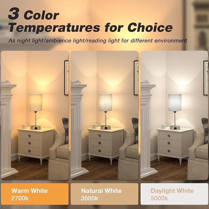 Small Bedside Table Lamp for Bedroom - Image 2
