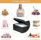 punemi 6 in Tall Stackable Under Bed Storage Containers, 3 Pack, Clothes Drawer - Image 4