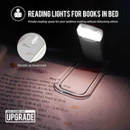 EGWASER Book Light for Reading in Bed, USB Rechargeable Clip on Book Lights - Image 7
