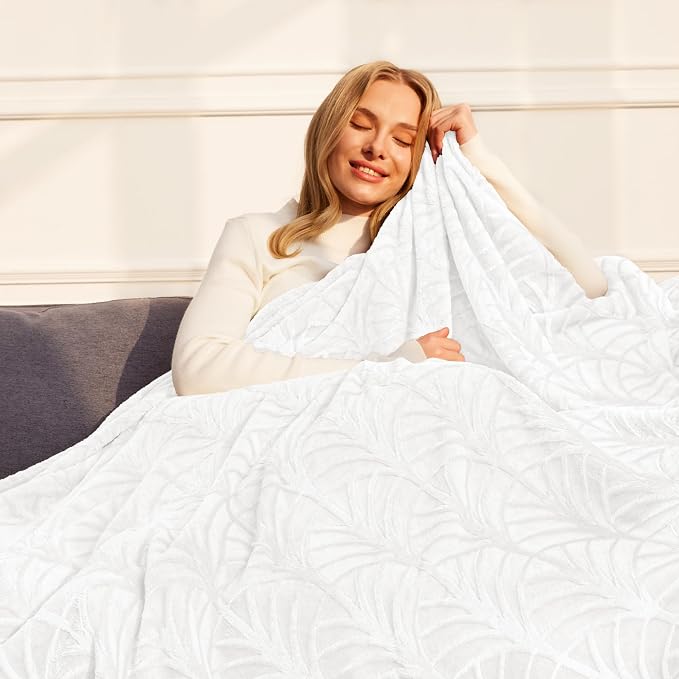 Whale Flotilla Soft Flannel Fleece Throw Blanket - Image 7