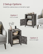 VASAGLE Farmhouse Nightstand - Image 5