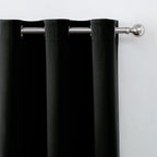 100% Blackout Curtains 52 x 95 Inch/Black Curtains 2 Panels - Image 7