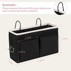 Bedside Caddy Organizer, Hanging Storage Bag - Image 2