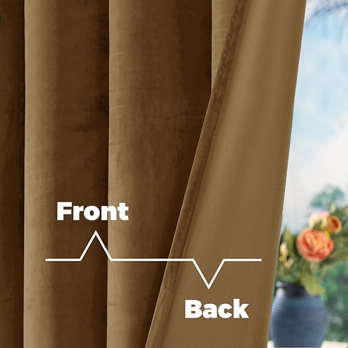 BGment Blackout Velvet Curtains - Image 4