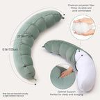 Peallow – Long Round Body Pillow - Image 3