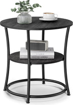 VASAGLE 21.7-Inch Round Side Table, 2-Tier End Table | Nightstand by Unknown