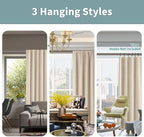BGment Blackout Curtains 84 Inch Length 2 Panels Set - Image 3