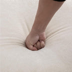 88.6" Beige Oversized Chaise Lounge Bench - Image 4