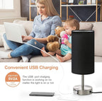 Bedside Lamp with USB Port - Image 3