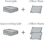 SLPR - Red Riches Patchwork Quilt Set, Fall Bedding, King - Image 7