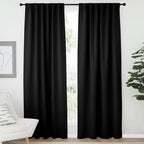 NICETOWN Black Blackout Curtains by NICETOWN