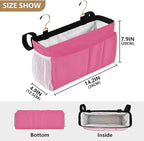 DOMIKING Neon Pink Bedside Caddy - Image 4