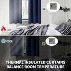 BGment Navy Blue Blackout Curtains 54 Inches Length - Image 3
