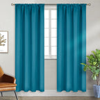 BGment Teal Blue Blackout Curtains 2 Panels Set - Image 6