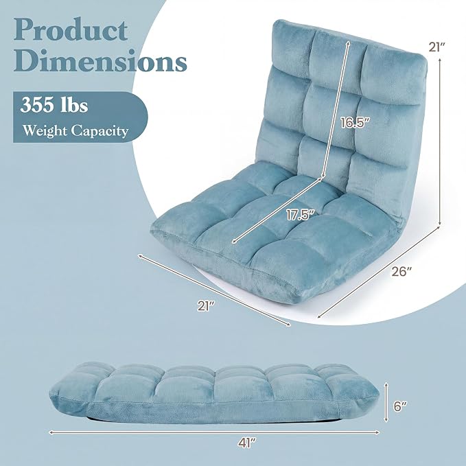 GIANTEX Folding Floor Chair - Image 2