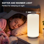 Touch Bedside Table Lamp, 3 Way Dimmable Warm White Lights - Image 6