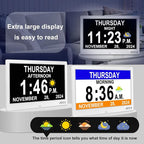 SSYA Dementia Clock for Seniors, Digital Clock - Image 2
