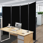 Room Divider, 4 Panel Folding Privacy Screens - Image 7