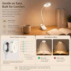 LACOKI Clip on Rechargeable Reading Light - Image 2