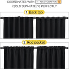 NICETOWN Halloween Short Curtains - Image 3