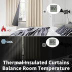 BGment Blackout Curtains 84 Inch Length 2 Panels Set - Image 6