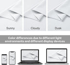 White Short Curtains 45 Inch Length 52 x 45- Inch 2 Panels | Small Windows Half - Image 5