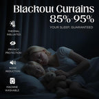 CUCRAF Custom Pink Blackout Curtains 1 Panel Set, Thermal Insulated Grommet - Image 5