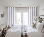 Diraysid 100% Blackout White Curtains Linen Curtains - Image 3