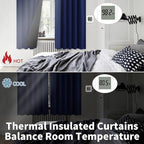 BGment 100% Blackout 80 Inch Curtains - Image 6