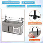 Bedside Caddy, Bedside Storage Bag Hanging Organizer - Image 2