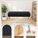 Furnimart 44 Inch Bedroom Ottoman Bench - Image 6